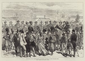 The Kaffir War, Diamond-Fields Volunteers mustering at King William